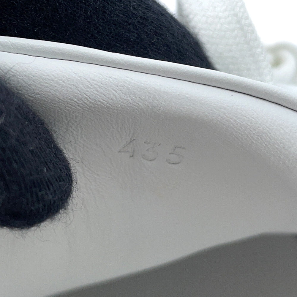 HERMES Sneakers 《Kid》 White Leather Velour Size 43.5