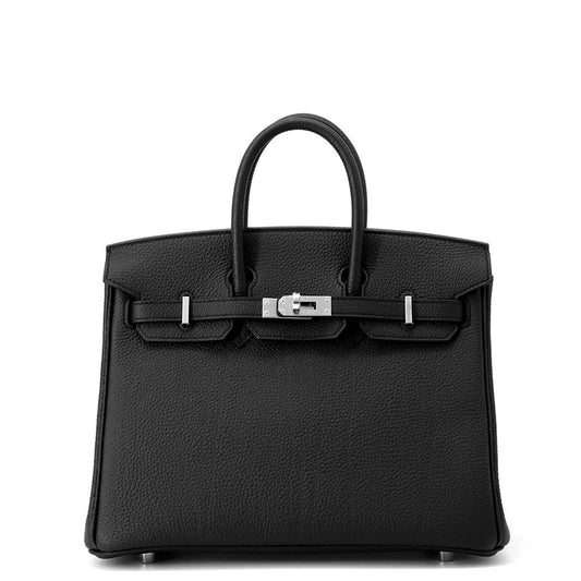 HERMES Birkin Black Togo Leather Size 25