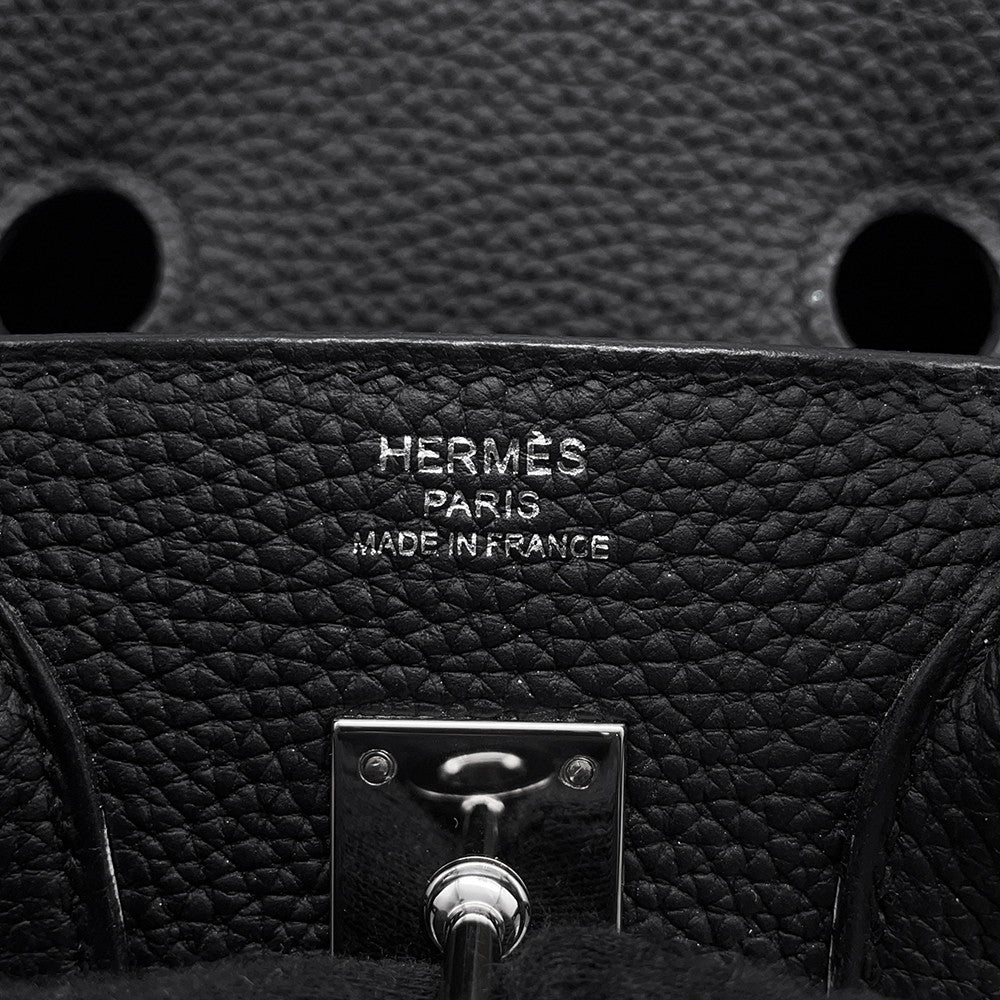 HERMES Birkin Black Togo Leather Size 25