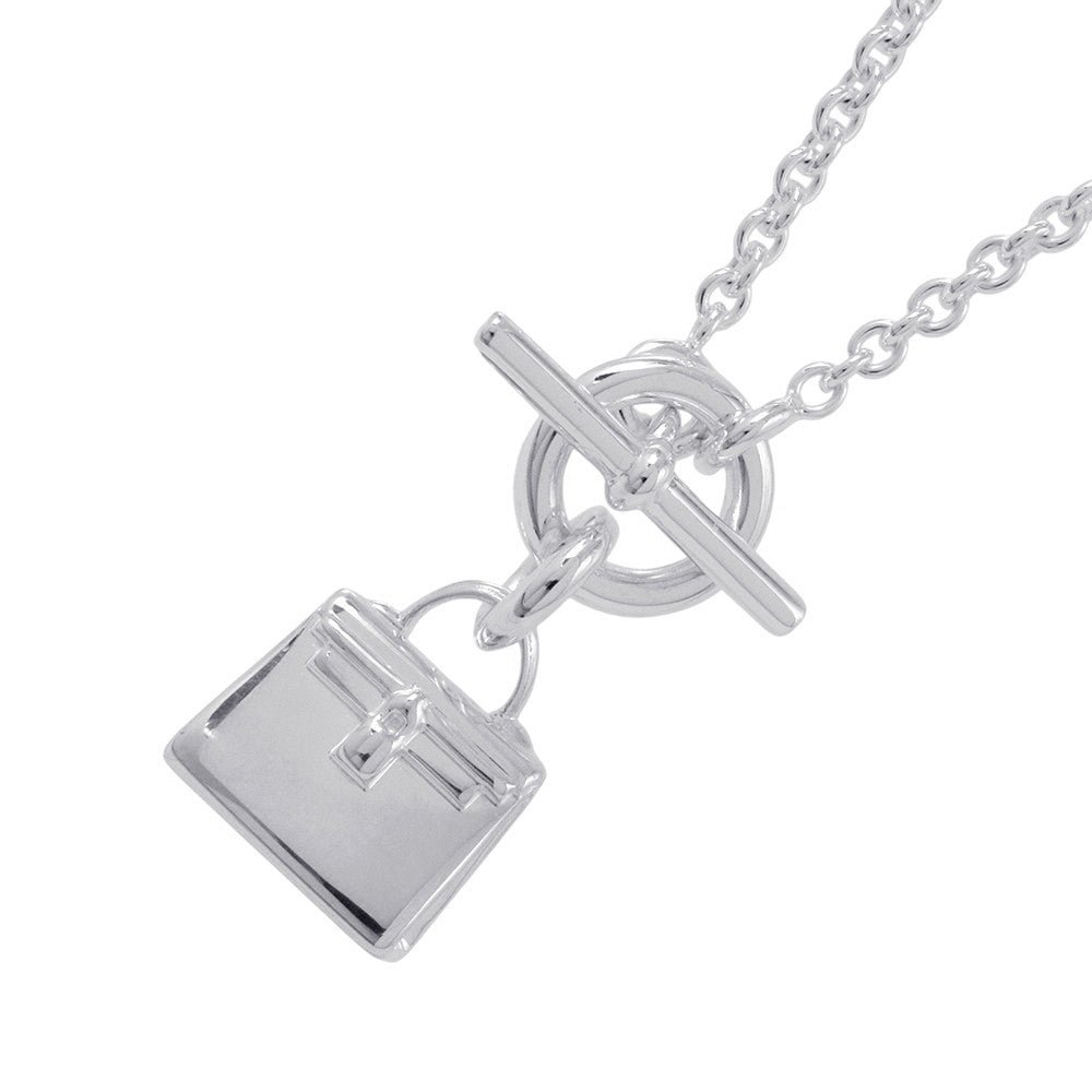 HERMES Amulette Kelly  Necklace SV925