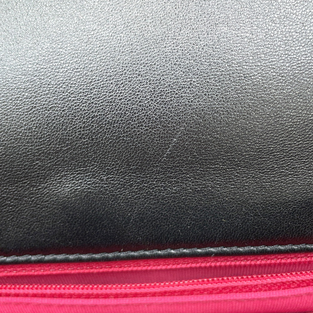 CHANEL Matelasse Heart Lock ChainShoulder BlackAS3979 Lambskin