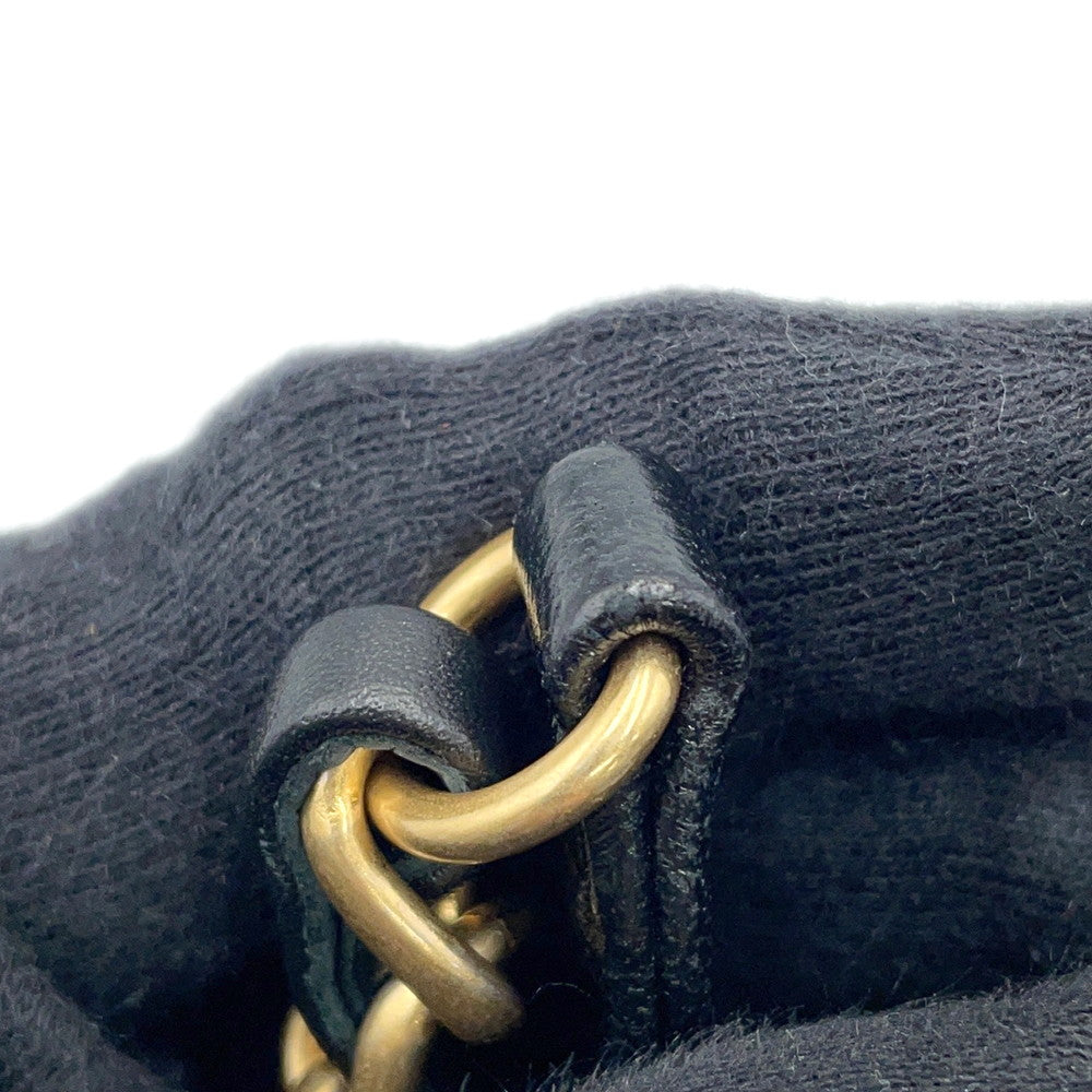 CHANEL Matelasse Heart Lock ChainShoulder BlackAS3979 Lambskin