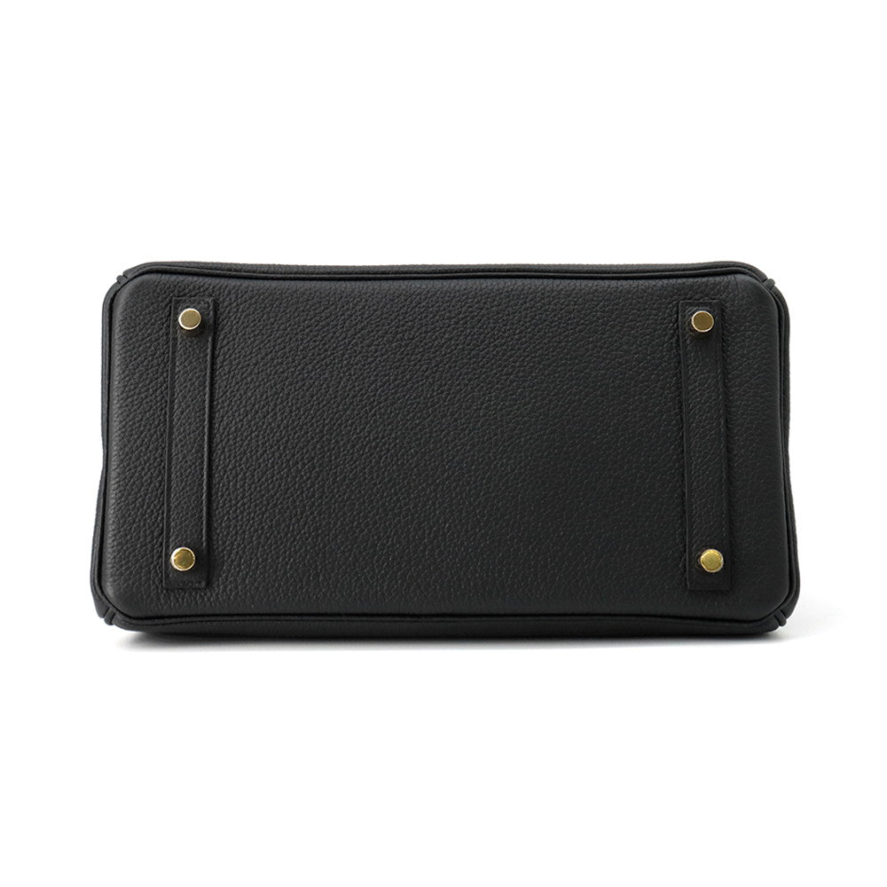 HERMES Birkin Black Togo Leather Size 30