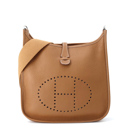 HERMES Evelyne 2 Gold Taurillon Clemence Size PM