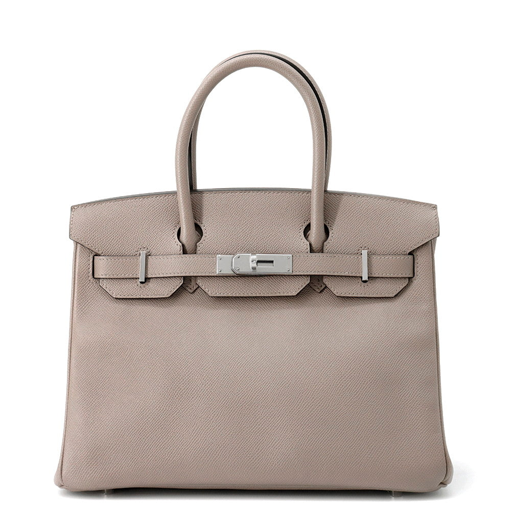 HERMES Birkin Gris Asphalt Epsom Size 30