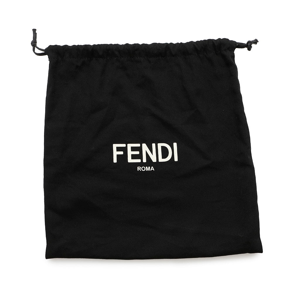 FENDI Orlock Swing Hobo One Shoulder Bag Black8BS068 Calf Leather