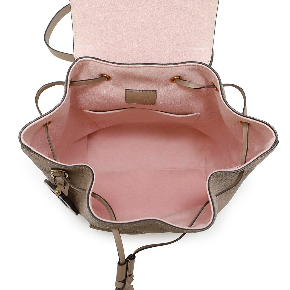 LOUIS VUITTON Montsouris TourterelleM45410 Monogram Empreinte Leather Size PM