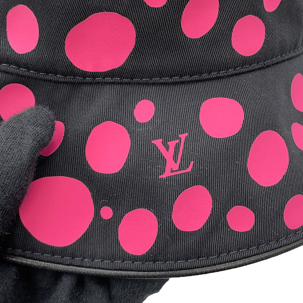 LOUIS VUITTON LVxYK Hat Reversible Infinity Dot Size M Black/PinkM7075M Cotton100%