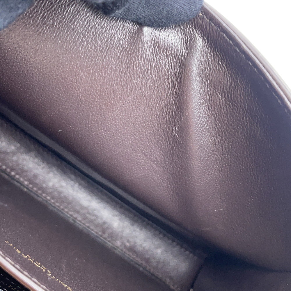 SAINT LAURENT PARIS Cassandra top handle Brown623930 Leather suede