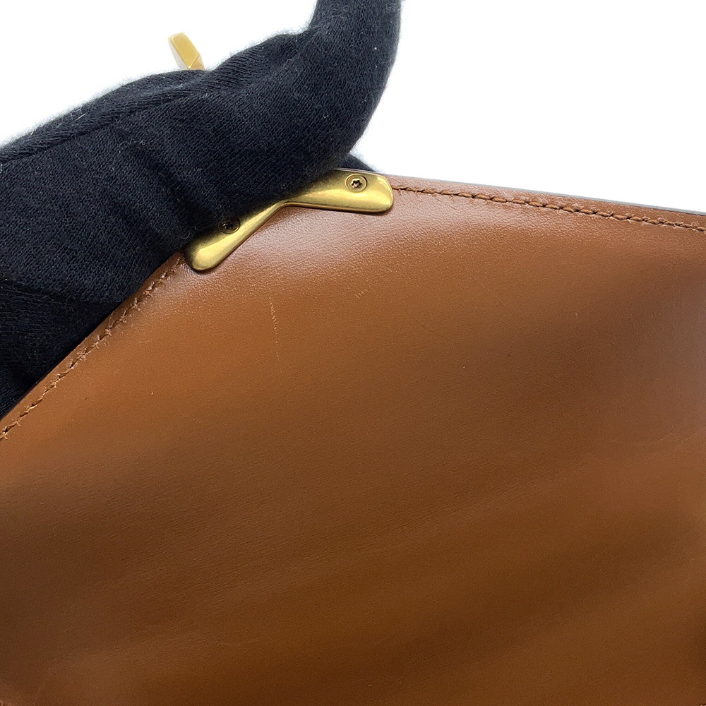 SAINT LAURENT PARIS Cassandra top handle Brown623930 Leather suede