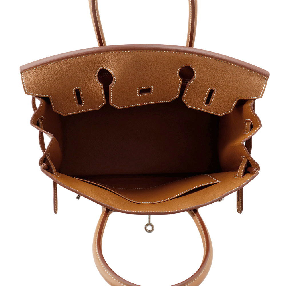 HERMES Birkin Gold Togo Leather Size 30