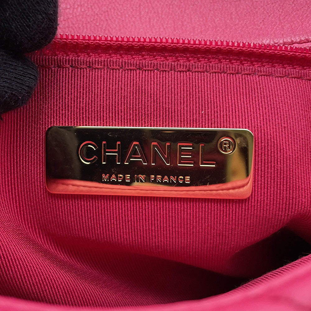 CHANEL 19 ChainShoulder Bag PinkAS1160 Lambskin