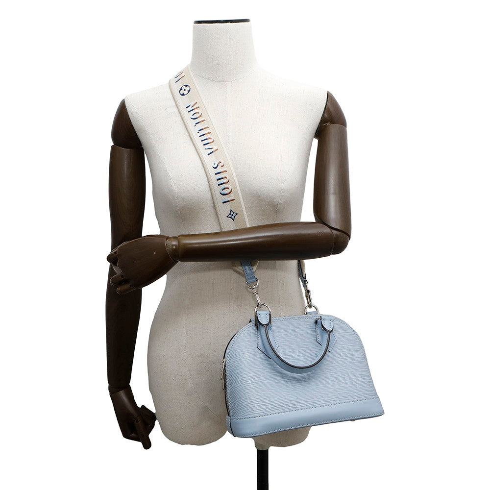 LOUIS VUITTON Alma Blue NuageM59345 Epi Leather Size BB