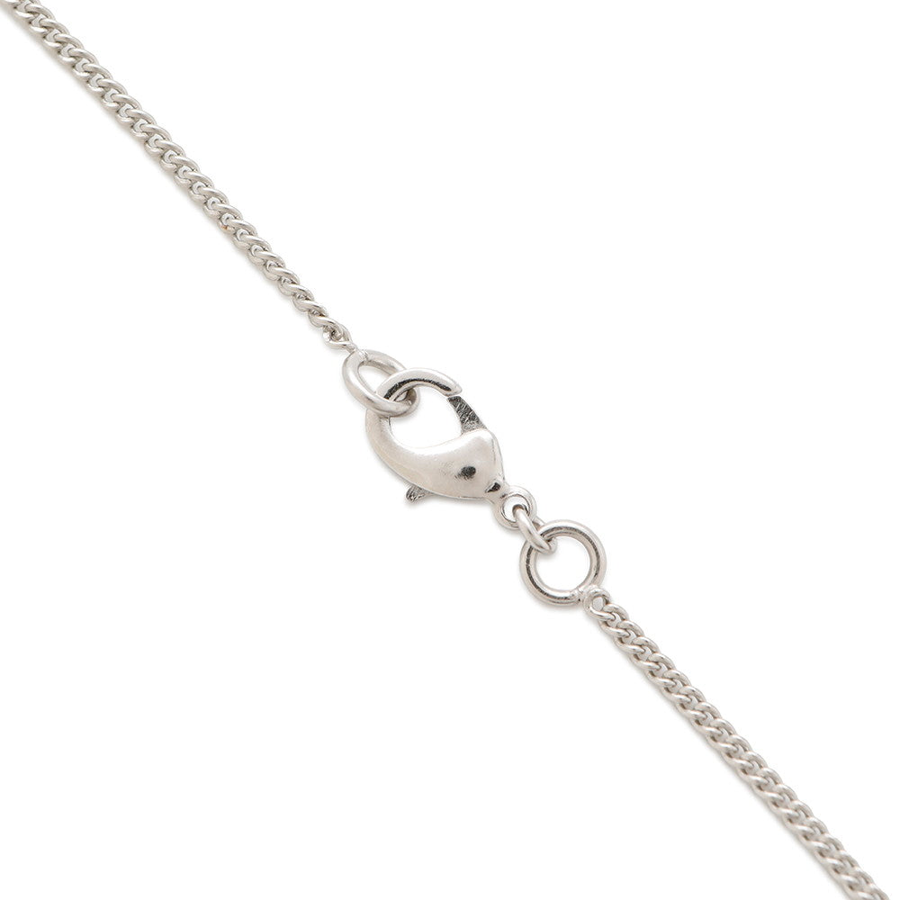 CHANEL CC Logo Necklace Metal Rhinestone