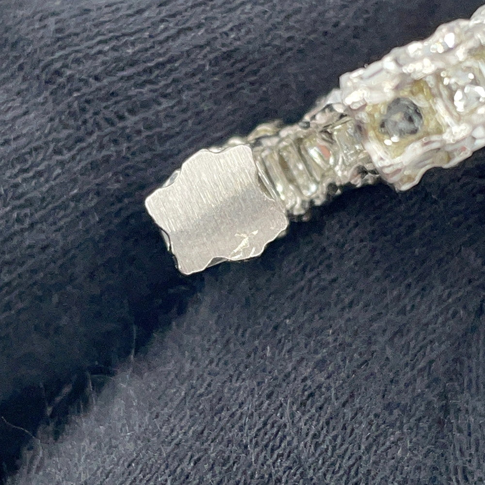 CHANEL CC Logo Necklace Metal Rhinestone