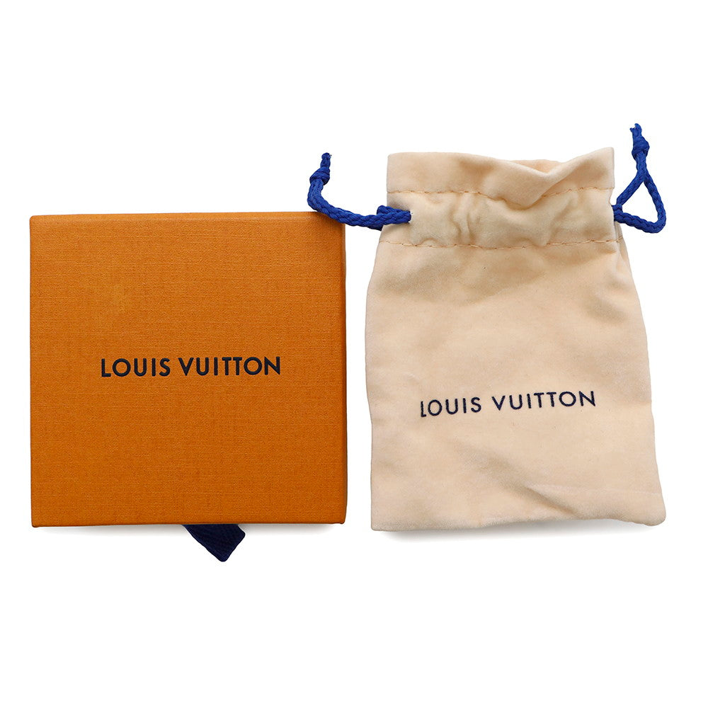 LOUIS VUITTON Bracelet Chain Monogram Size L Gold/SilverM1555L Metal