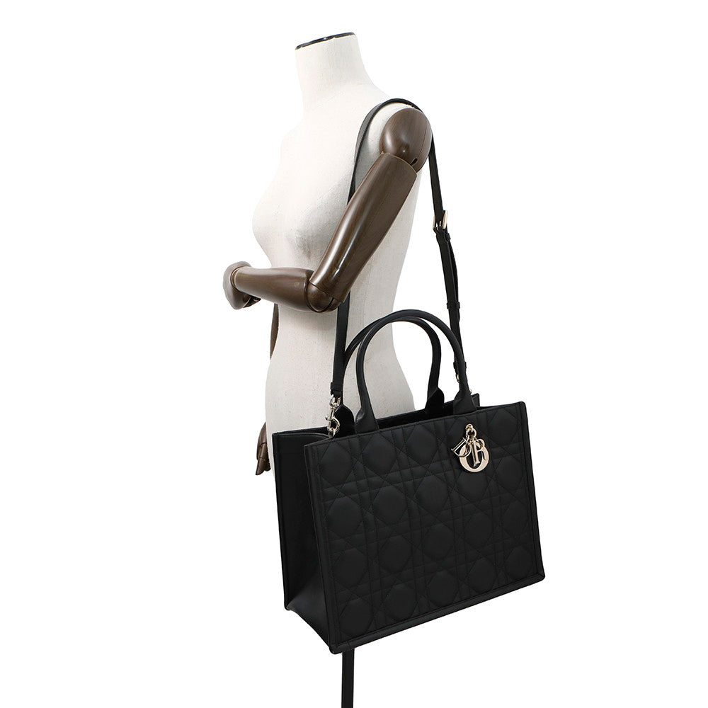 Dior Book tote BlackM1324OWHP Leather Size Medium