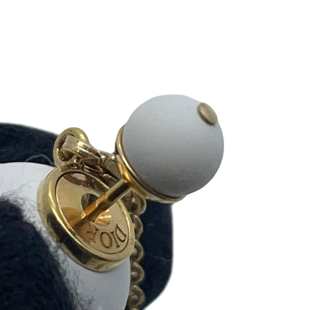 Dior Tribal Star Ball AirPods Holder Earrings D-VIBE White Metal