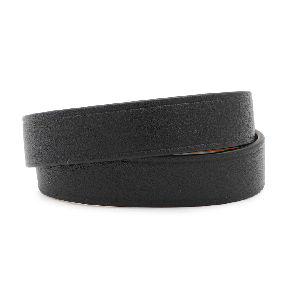 Dior 30Montaigne Double Bracelet Size S Black/Brown Leather Metal