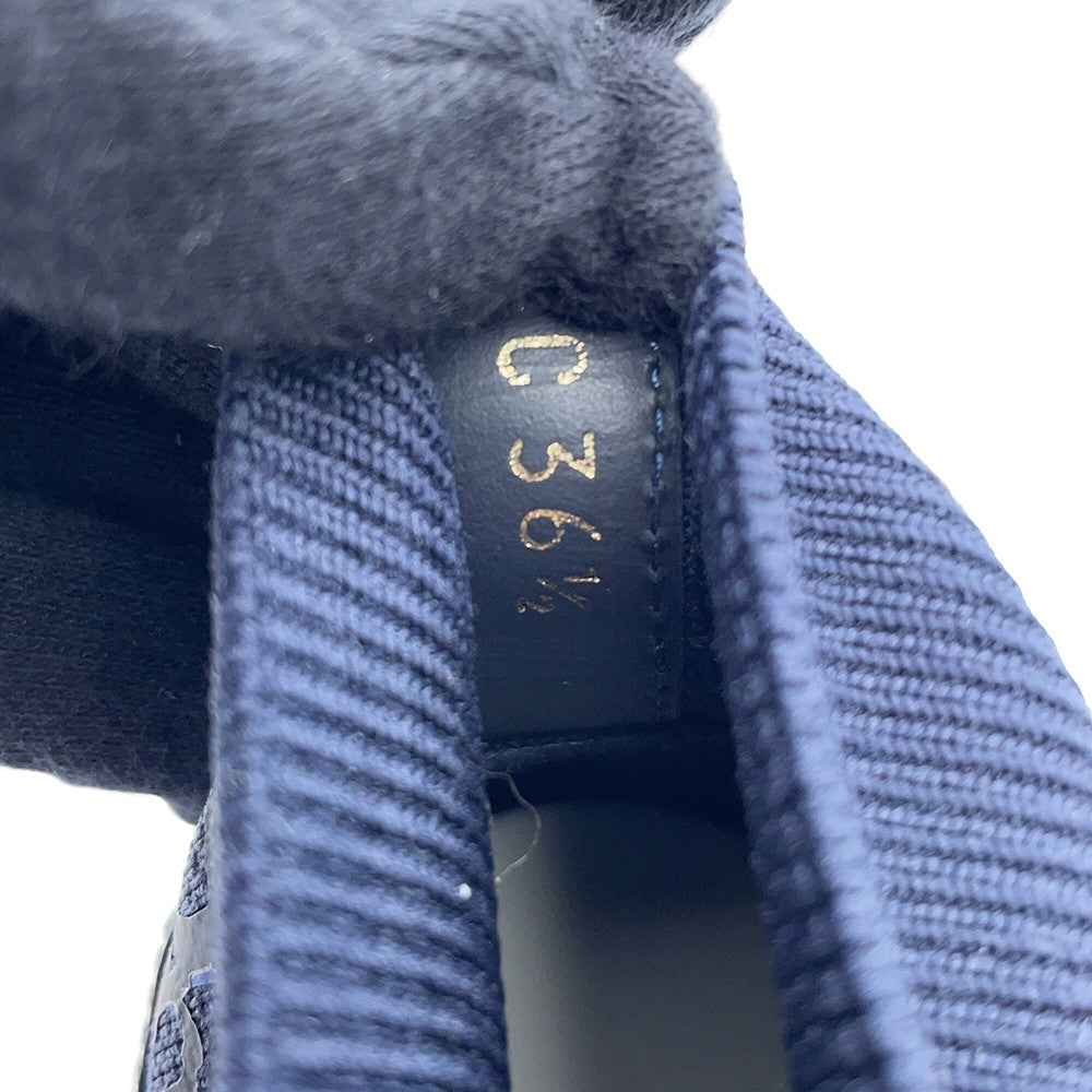 Dior WALK'N'DIOR Technical Knit Socks Sneakers Oblique NavyKCK233OPK75B365 Fabric Leather Size 36 1/2