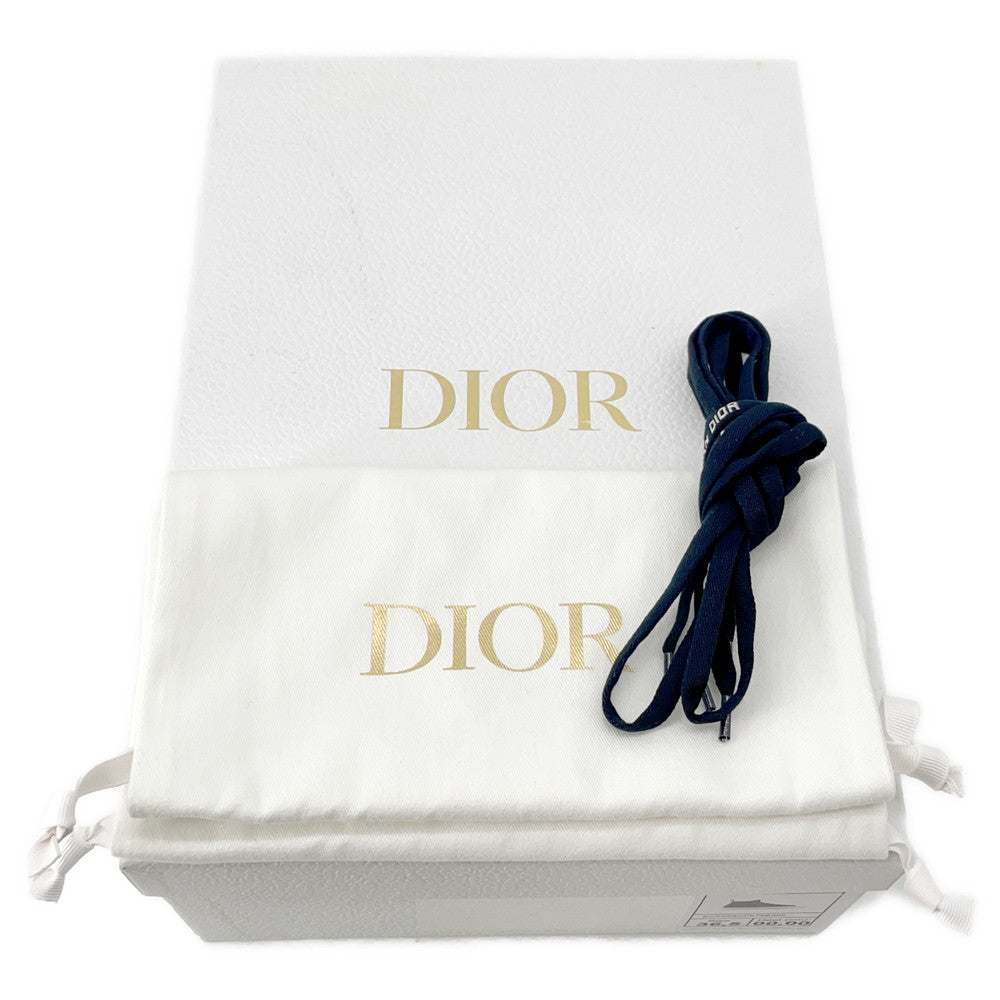 Dior WALK'N'DIOR Technical Knit Socks Sneakers Oblique NavyKCK233OPK75B365 Fabric Leather Size 36 1/2