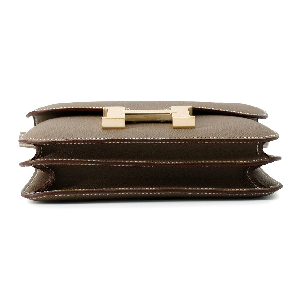 HERMES Constance 3 Miroir Etoupe Epsom Size Mini