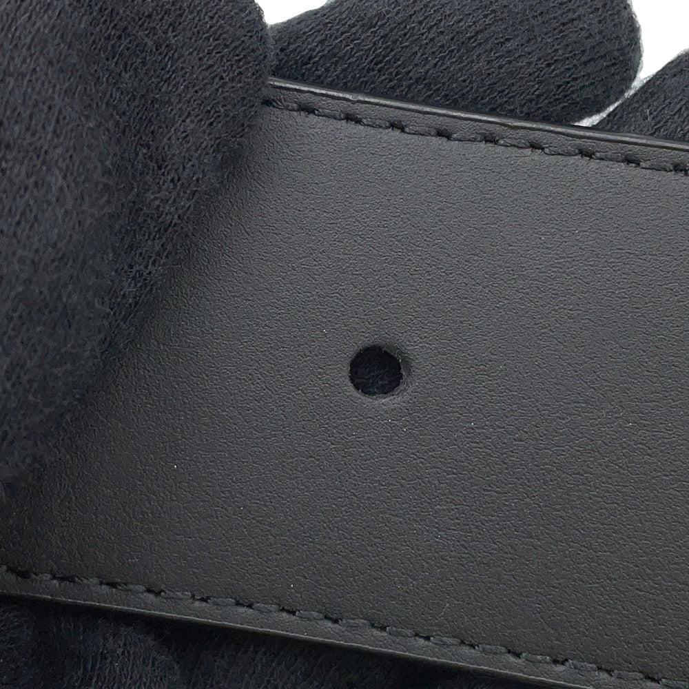 LOUIS VUITTON Belt・LVInitial Size 85/34 NoirM0449 Monogram Eclipse