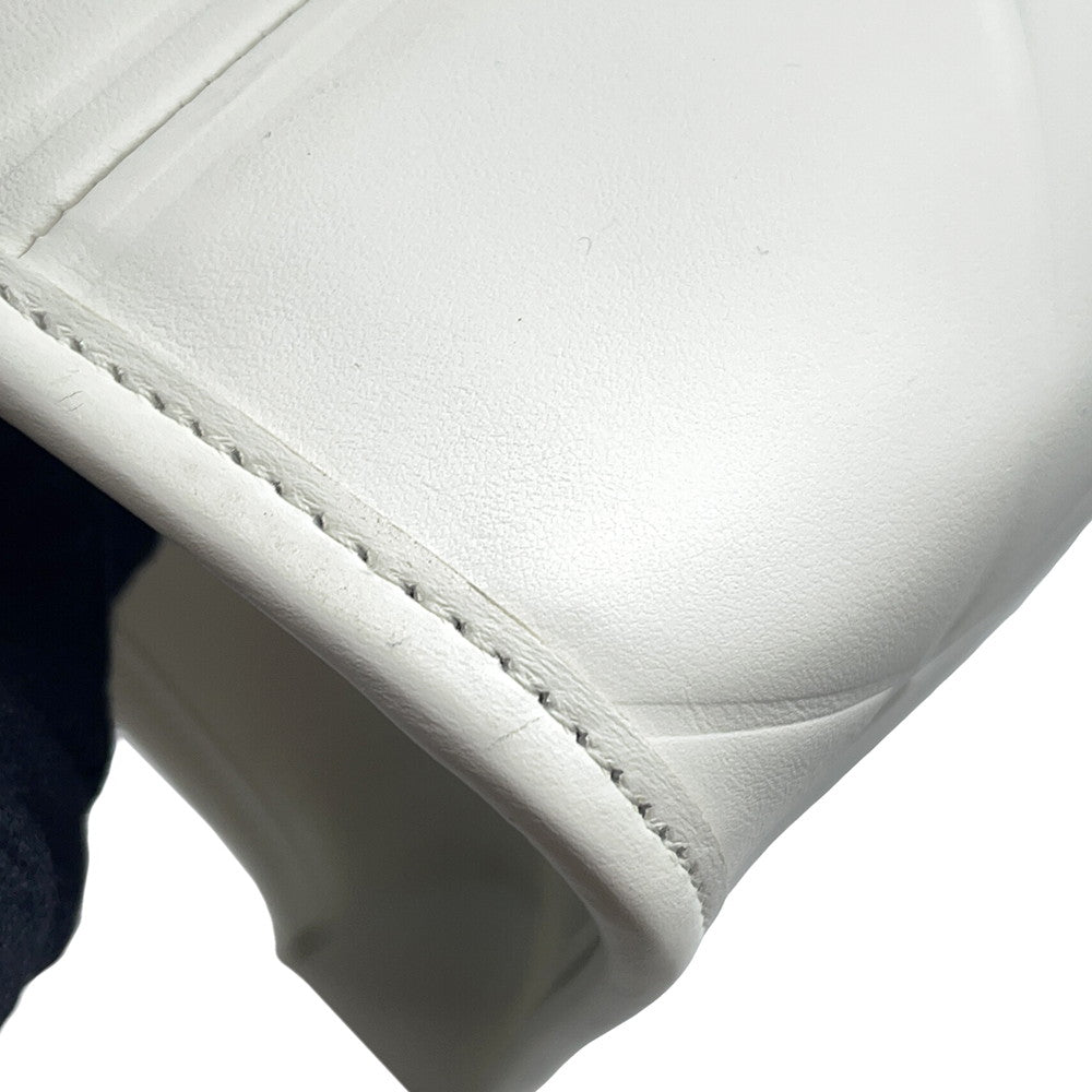 PRADA Top Tech Tote Bag White1BA378 Calf Leather