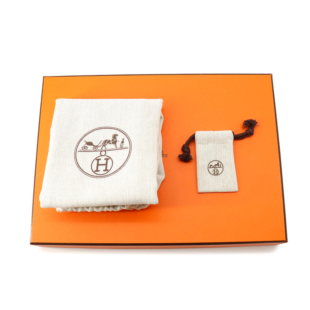 HERMES Della Cavaleria Black Epsom Size Mini