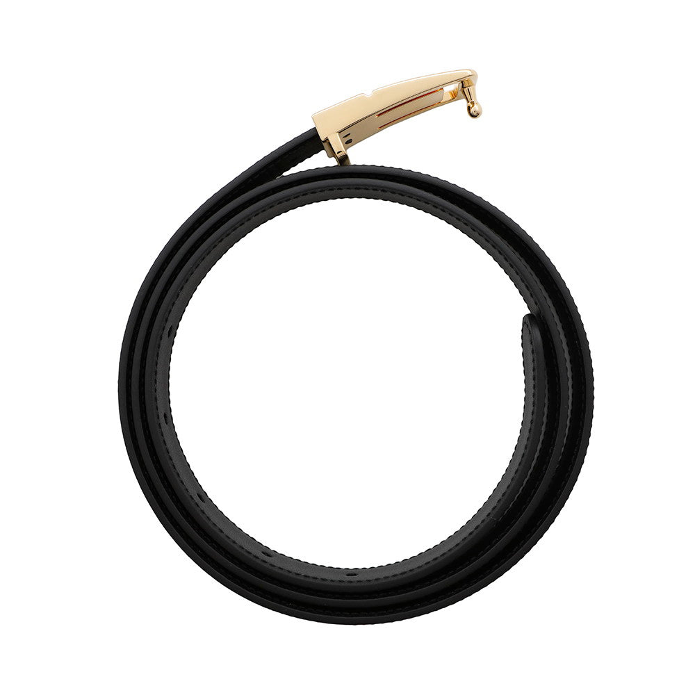 GUCCI Interlocking G slim belt Size 90 Black598106 Leather