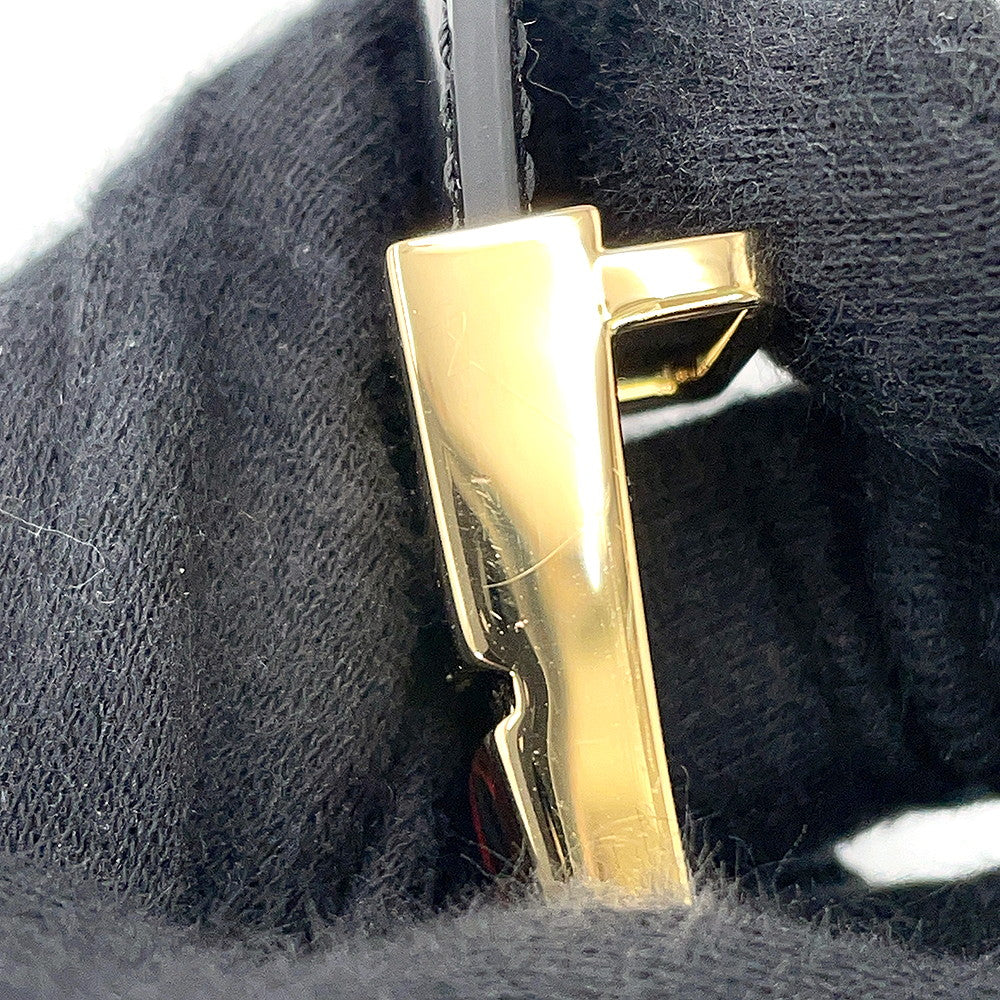 GUCCI Interlocking G slim belt Size 90 Black598106 Leather