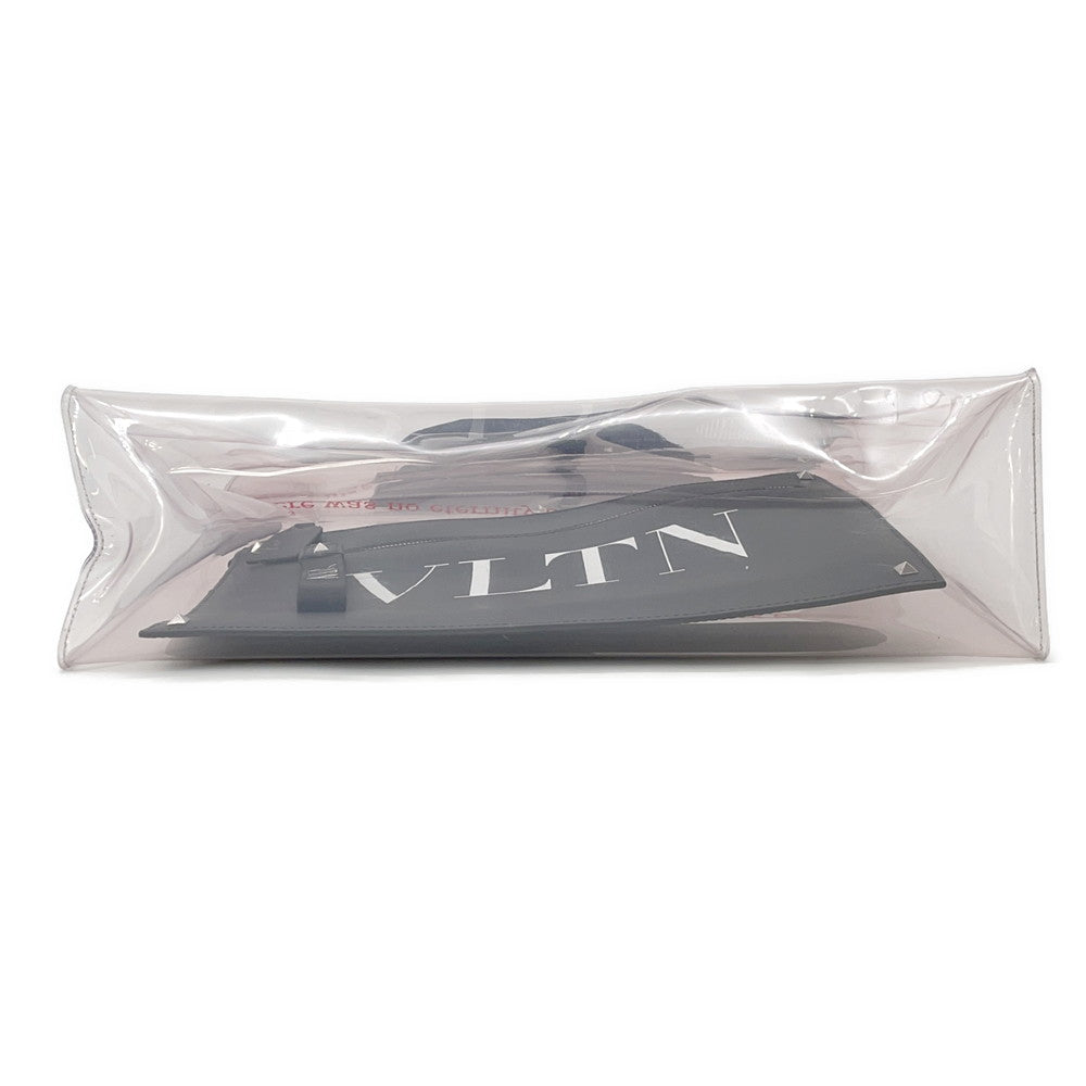 Valentino Garavani Plastics tote Transparent/Black Plastics Leather