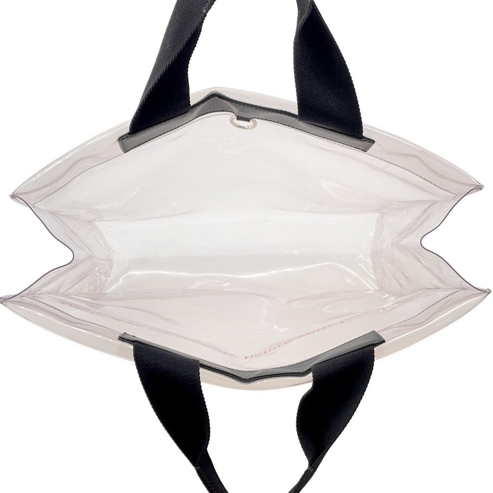 Valentino Garavani Plastics tote Transparent/Black Plastics Leather