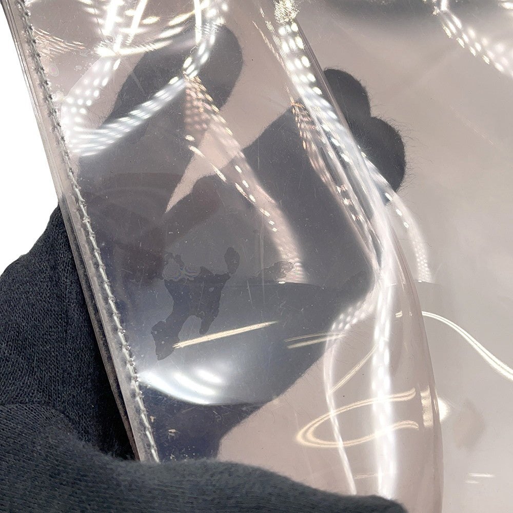 Valentino Garavani Plastics tote Transparent/Black Plastics Leather