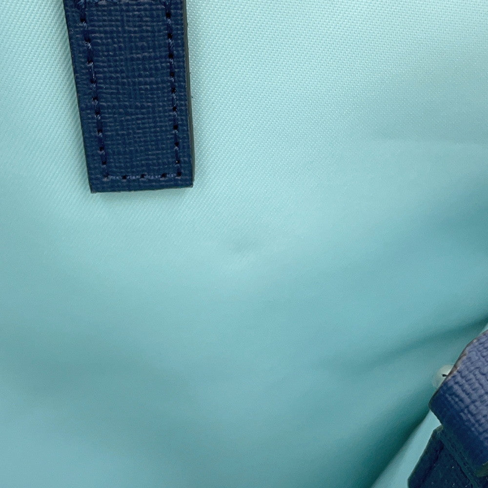 GUCCI Children's Yuko Higuchi 2WAY Tote Blue630542 PVC Leather
