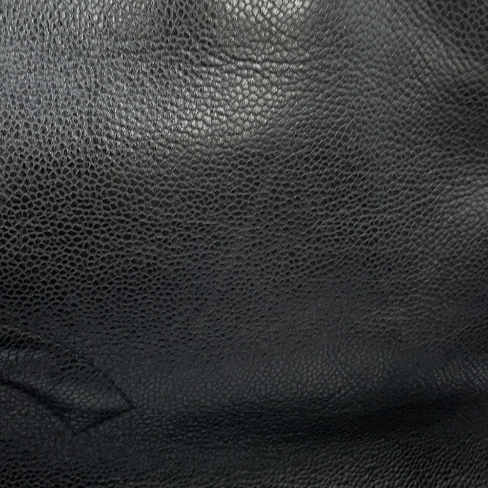 CHANEL CC Logo Cocoball Tote BlackA03578 Caviar Leather