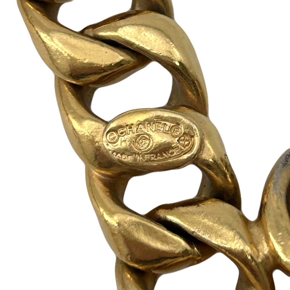 CHANEL Perfume Motif ChainBelt Gold Metal