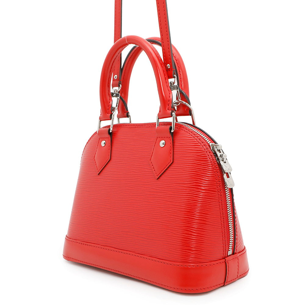 LOUIS VUITTON Alma CoquelicotM41160 Epi Leather Size BB