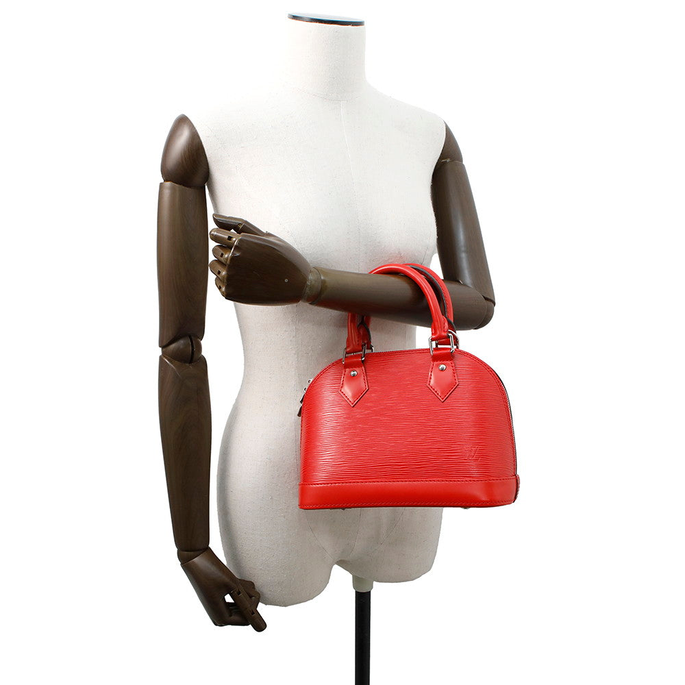 LOUIS VUITTON Alma CoquelicotM41160 Epi Leather Size BB