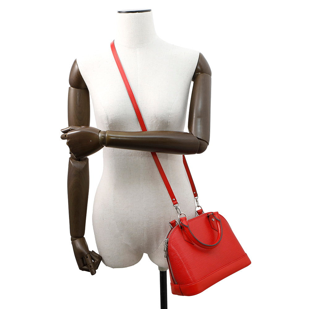 LOUIS VUITTON Alma CoquelicotM41160 Epi Leather Size BB