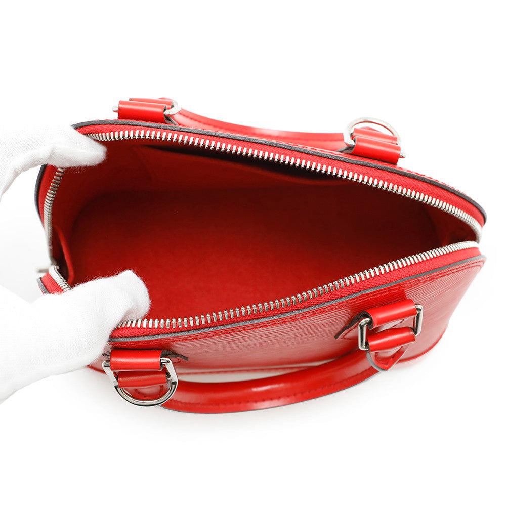 LOUIS VUITTON Alma CoquelicotM41160 Epi Leather Size BB