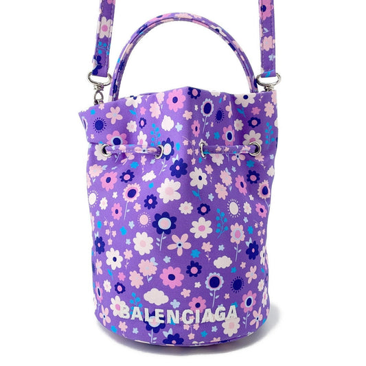 BALENCIAGA Wheel XS 2WAYBag Purple656682 Nylon