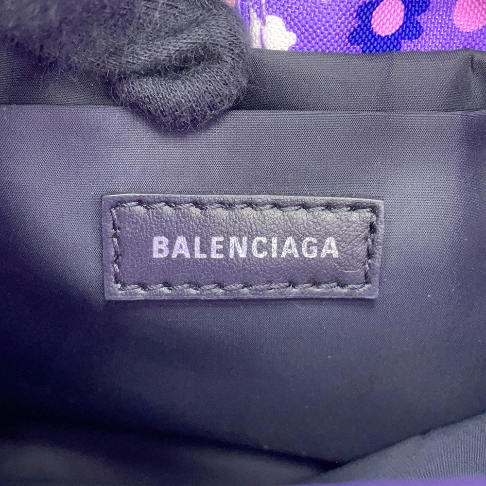BALENCIAGA Wheel XS 2WAYBag Purple656682 Nylon