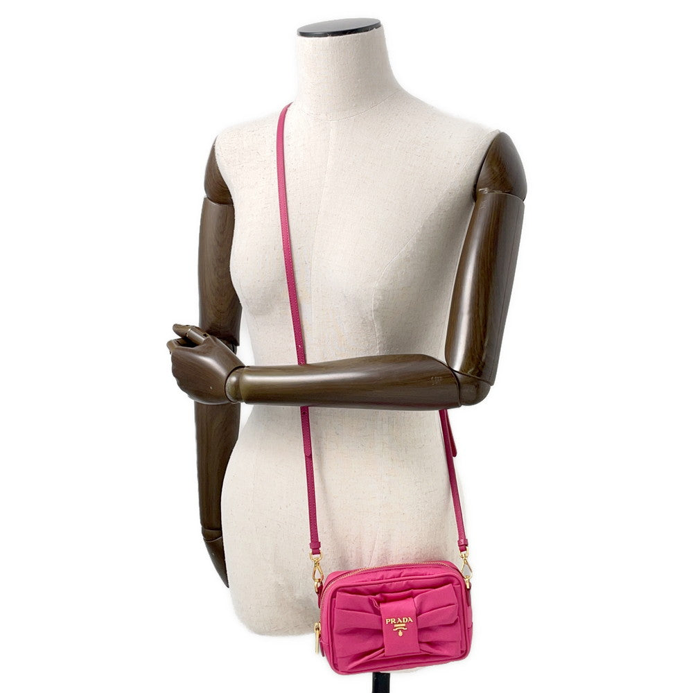 PRADA Ribbon Shoulder Pink1N1727 Nylon