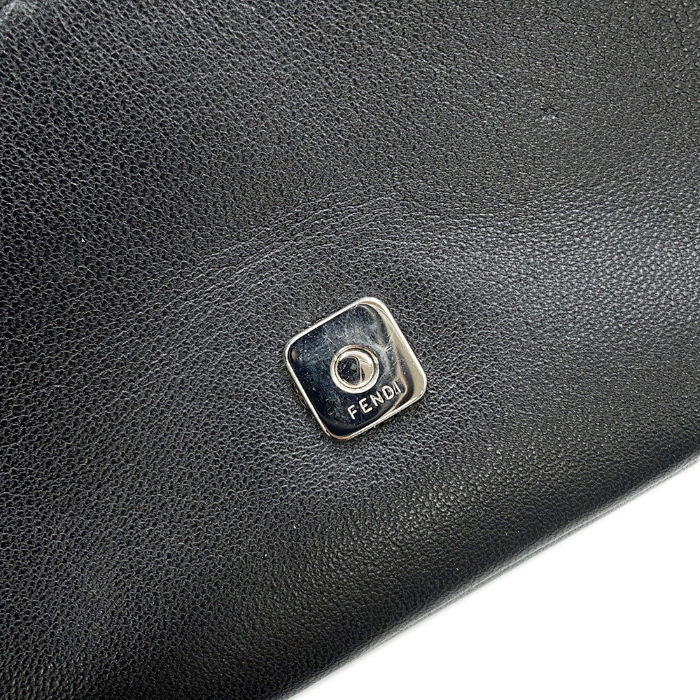 FENDI Monster Micro Bucket Shoulder Black8M0354 Leather