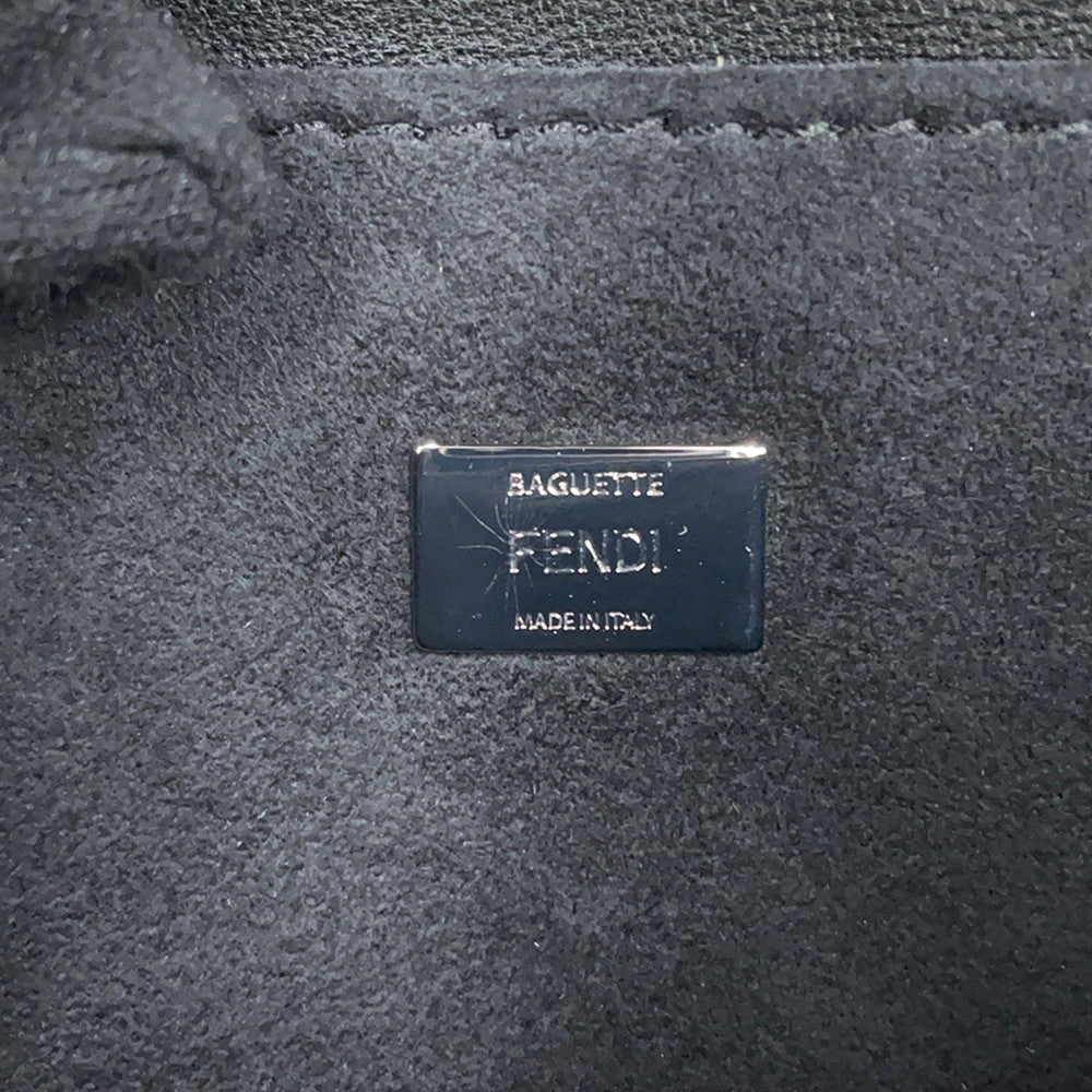 FENDI Monster Micro Bucket Shoulder Black8M0354 Leather