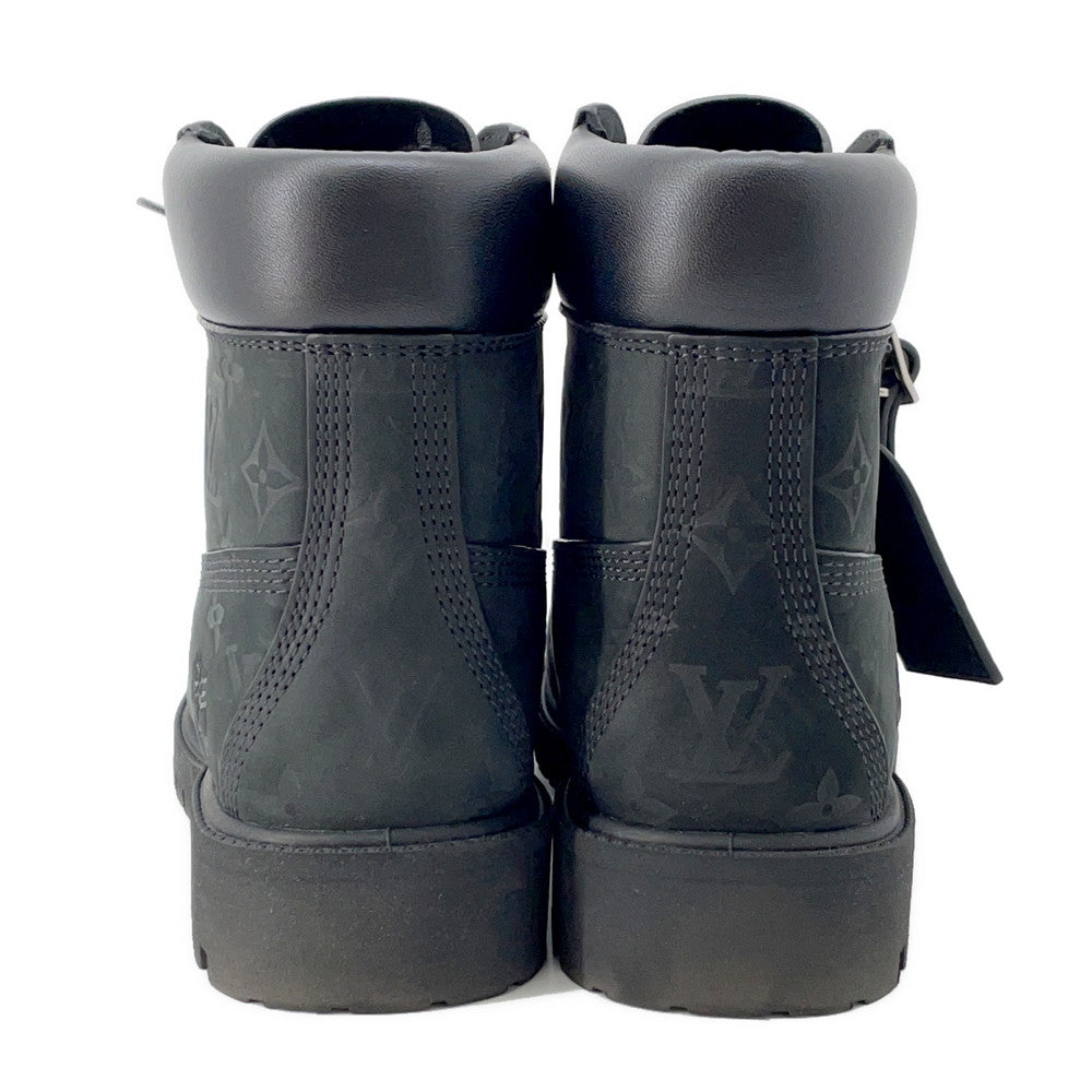 LOUIS VUITTON Timberland 6-IN EncreBoots Black1AD73B Suede leather Size 7