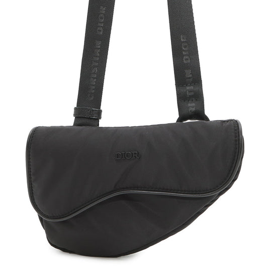 Dior Saddle Shoulder Black Nylon