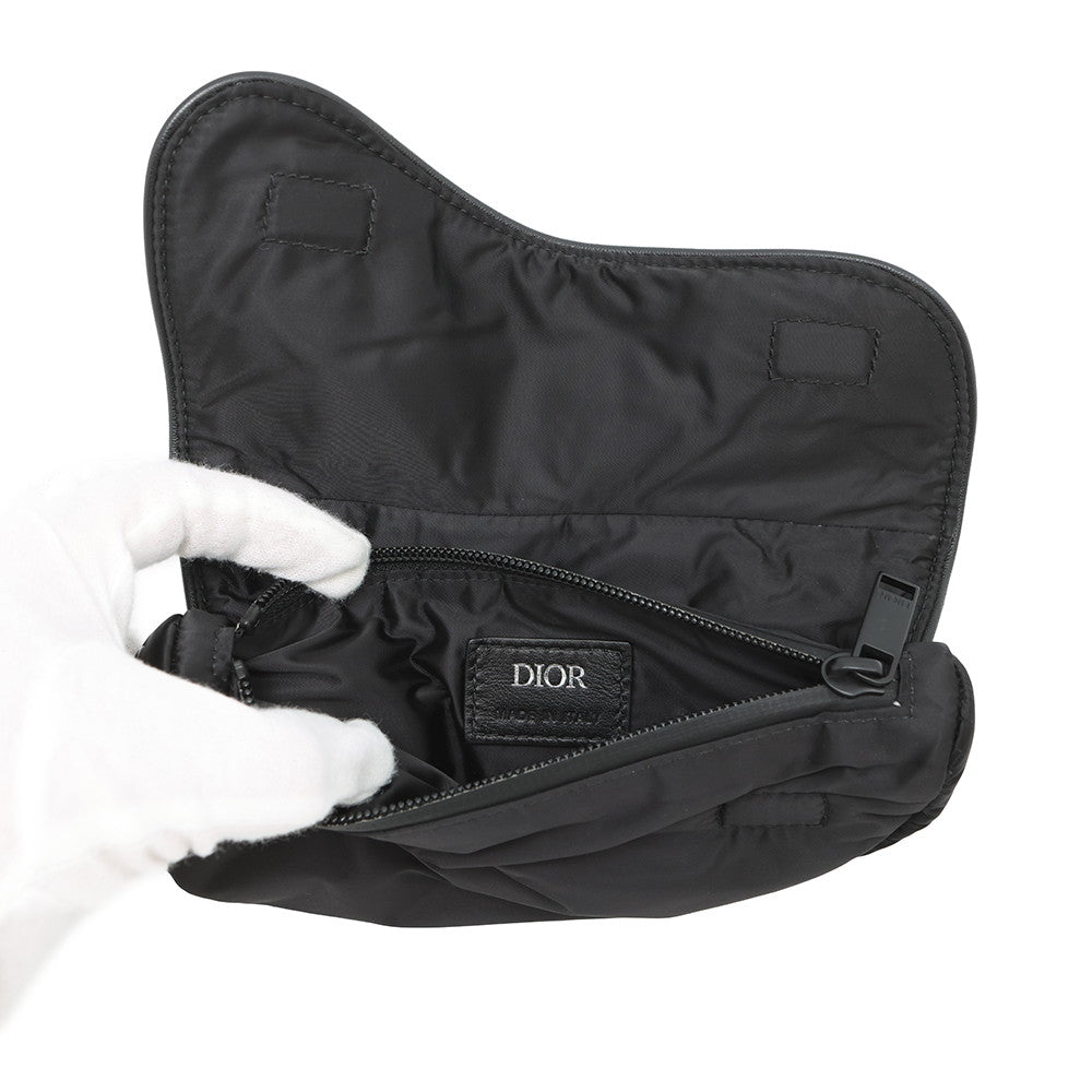 Dior Saddle Shoulder Black Nylon