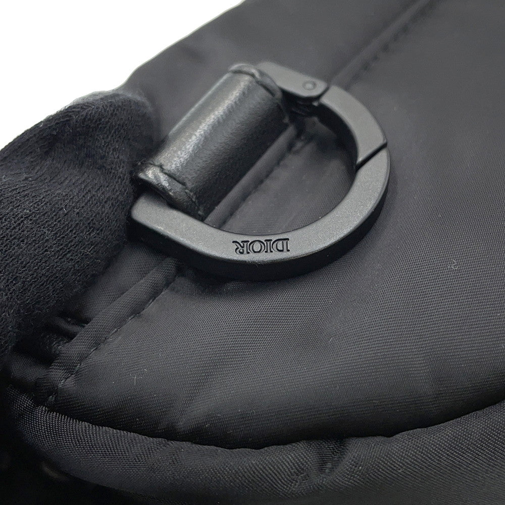 Dior Saddle Shoulder Black Nylon